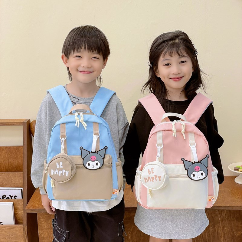 Kulomi mochila infantil encantadora caricatura mochila escolar para niños de la escuela primaria mochila de viaje ligera ocio para niñas