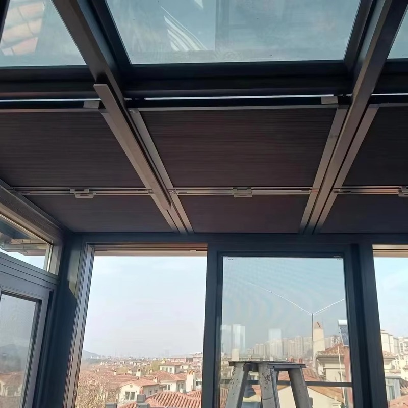 Horizontal Electric Sunroof Honeycomb Sunshade