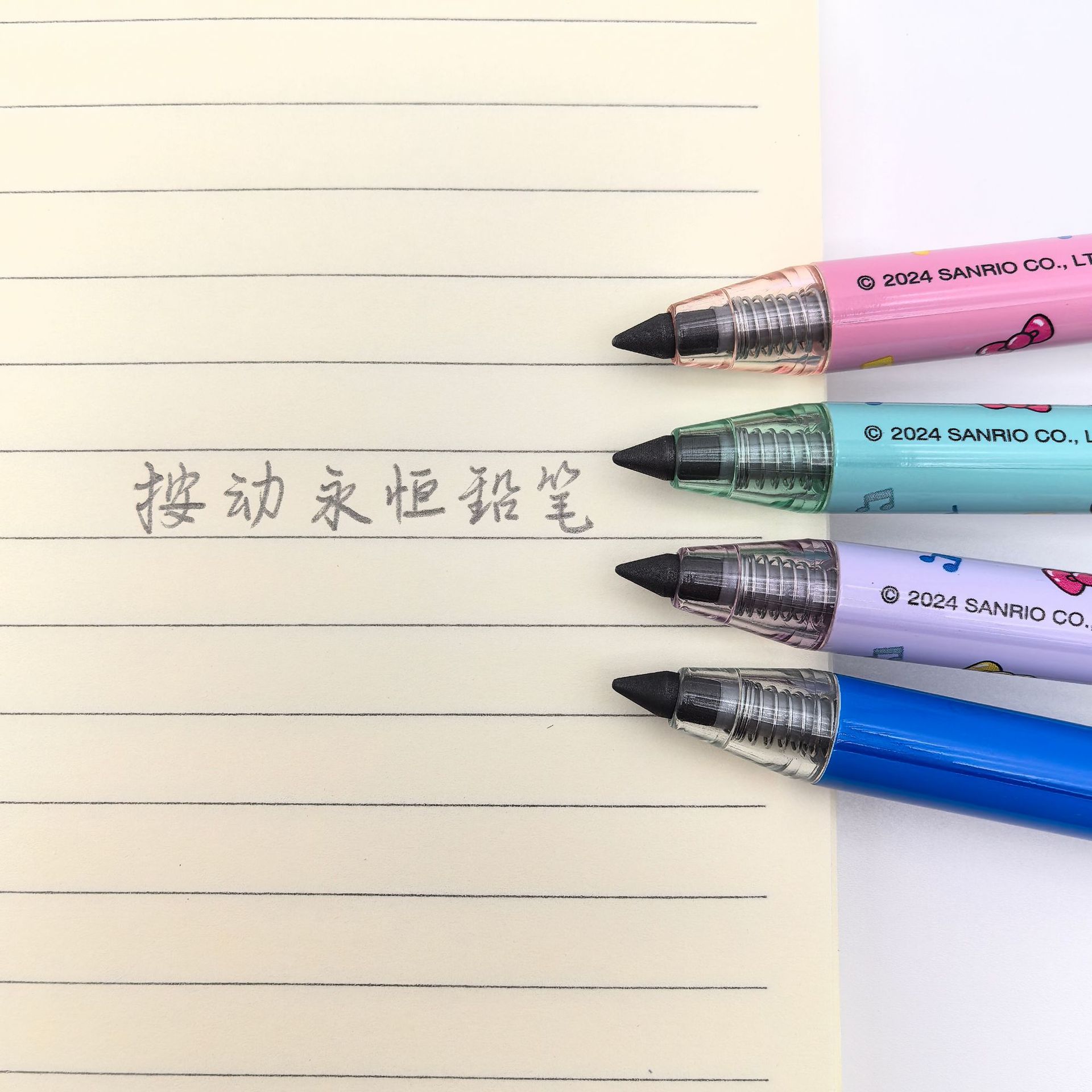 Nuevo lápiz eterno de presión transfronteriza impresión de transferencia térmica película de impresión DIY patrón personalizado automático lápiz eterno