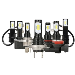 Qara Alüminium Duman Farları H1 H3 H4 H7 9005 9006 H11 3570 2SMD Avtomobil LED Duman Farları