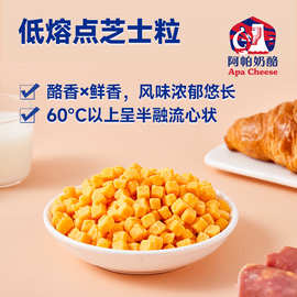 芝士粒 低熔点鲜香厚实肉制品香肠面包调味非拉丝奶酪粒厂家直营