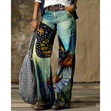 K 74335 Wide Leg Women's Jeans ����ţ�п� ŷ���羳����ѷ