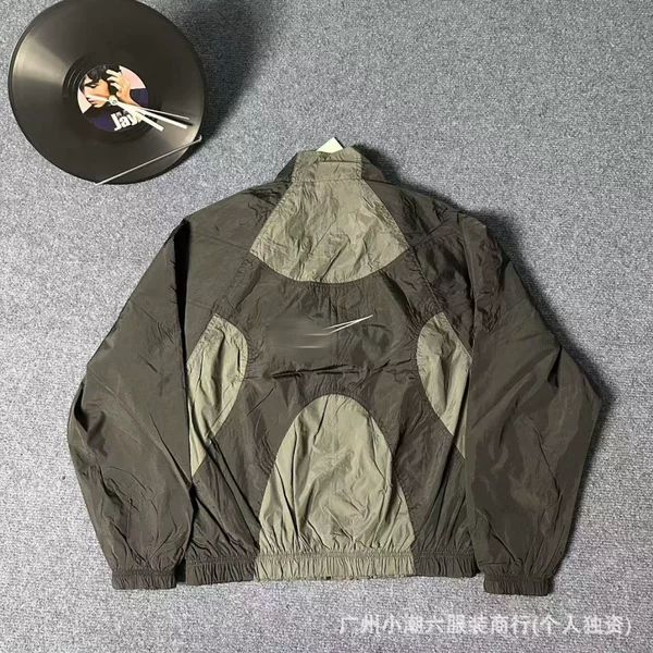 Embroidered Spring and Autumn Jackets for Men and Women, Japanese-Style Patchwork Thin Loose Casual Jackets, Versatile Sports Tops