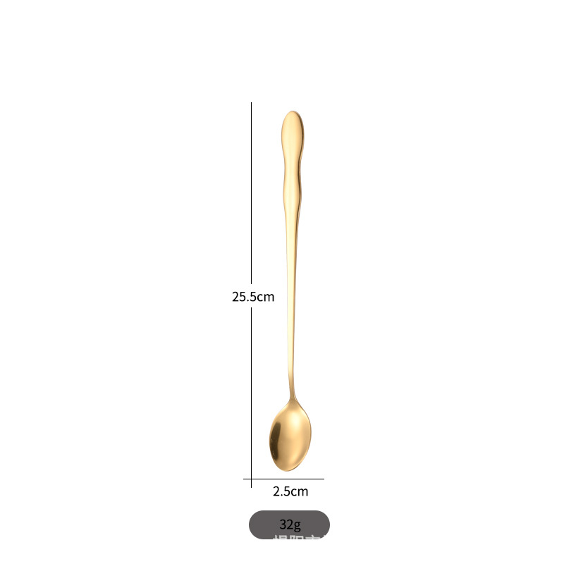 26cm 황금 원형 스푼