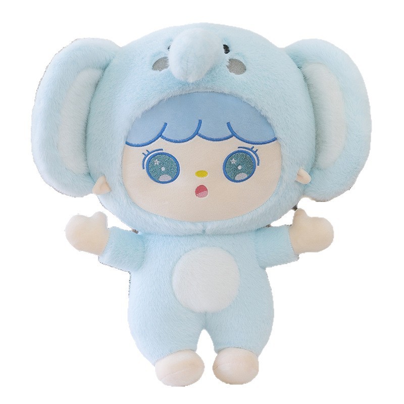 新型の毛の長いウサギのぬいぐるみのおもちゃのかわいい大きい耳のウサギの公仔のベッドの上のソファーは件の越境の対外貿易を並べます。|undefined