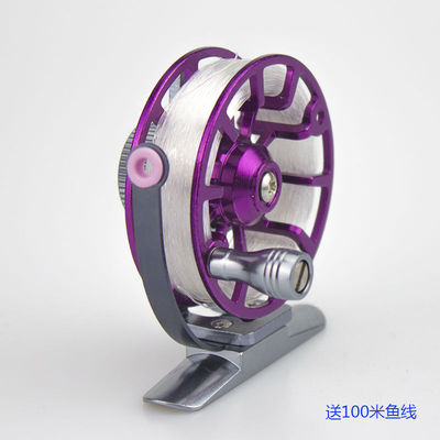 Rounds before the fight Biao Wang Metal Lightweight Cooperation Fish line Wheel Ice fishing round Zhongtong Independent Cross border Manufactor