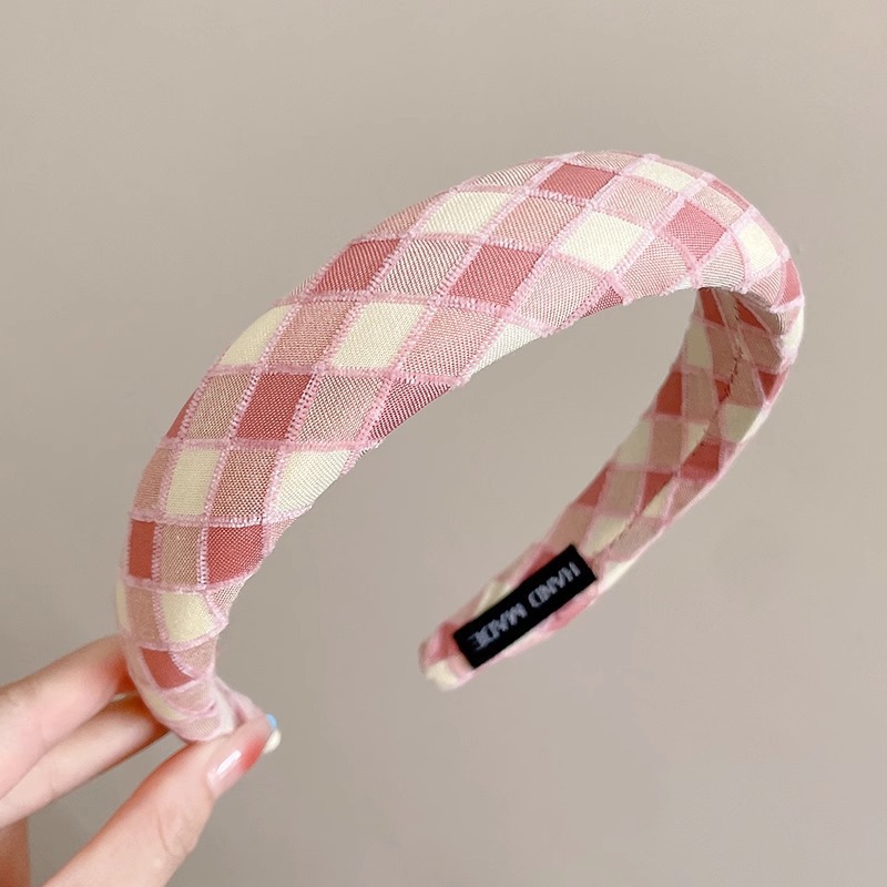 Diadema superior de cráneo alto para mujer que sale diadema de temperamento de todo fósforo paquete de cabello de Merad lavado de cara de sentido avanzado horquilla de cabello prensado tocado