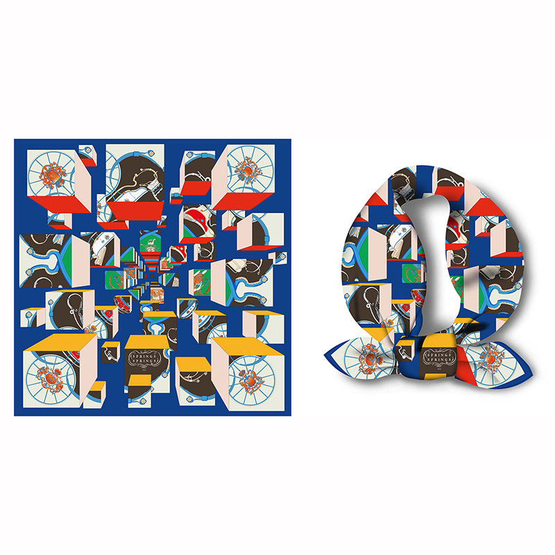 53cm bufandas mujeres moda verano Joker decorativo Cuello pequeño bufanda de pelo con bufanda delgada