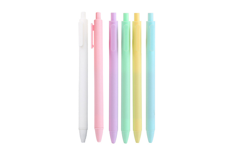 Simple Style Creative Macaron Color Press Student Gel Pen 1 Piece display picture 4