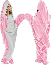 S 94823 Shark Fleece Blanket Wearable ����˯�� �羳��Ӧ