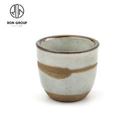 日韩汤吞杯创意和风餐厅料理店茶杯粗陶陶瓷品茗杯主人杯可加logo