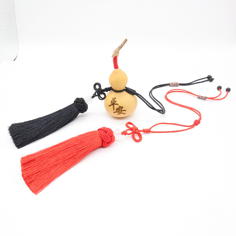 Jambuca colgante botón móvil espejo retrovisor de automóvil frisa Zuizi Wen jugar colgante de cuerdas de nudo chino