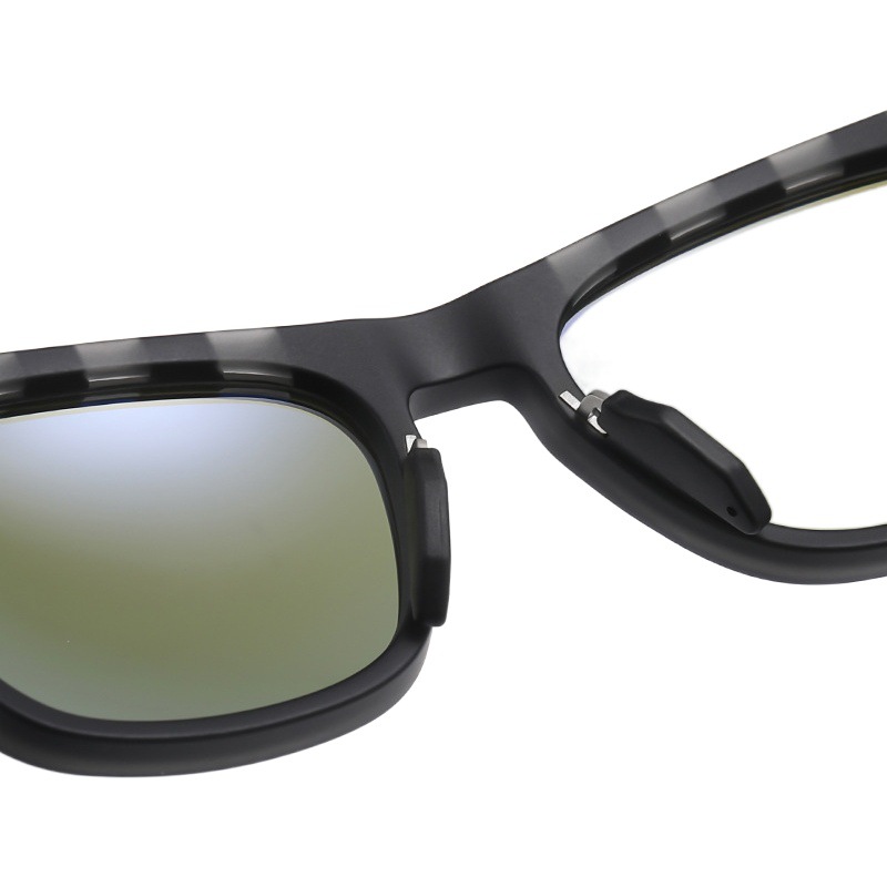 Gafas de sol polarizadas de los nuevos hombres europeos y americanos casual deportes viento banda transpirable agujero gafas de sol tr7522 transfronteriza gafas de sol