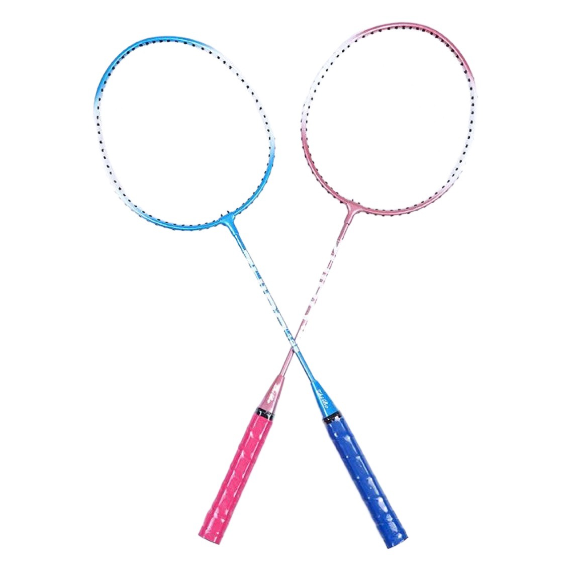 genuine goods Badminton Racket Ferroalloy Split Couple Goddess Training Student Beginner Fitness Badminton Racket Set