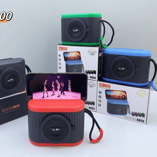 Lp-V100 Audio Subwoofer Has Good Sound Quality, Bluetooth Speaker, Mobile Phone Holder, Two-In-One Portable Subwoofer, Plug in U Disk