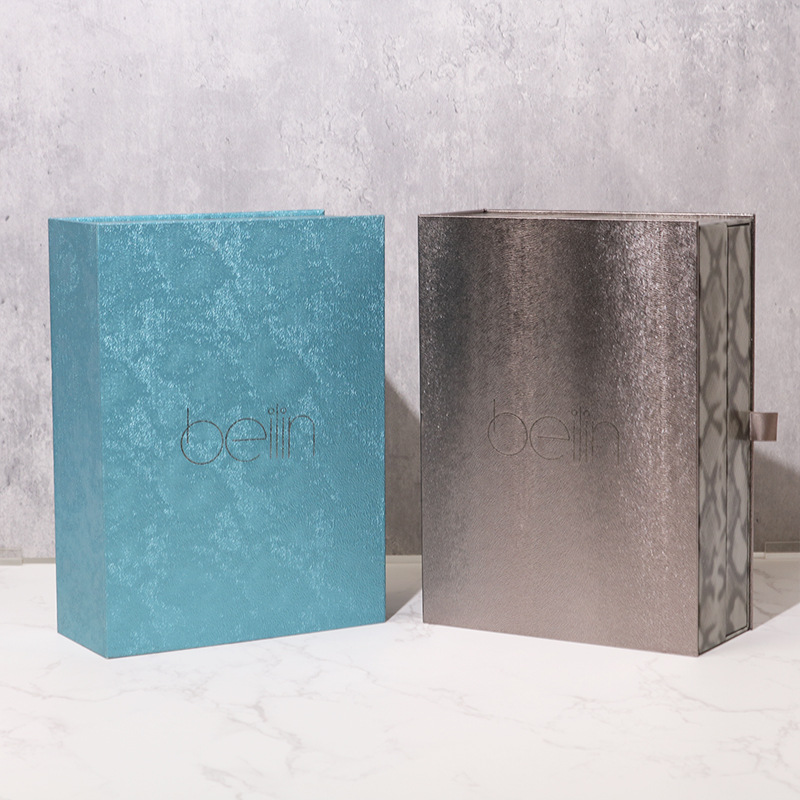 Fuente de fábrica de alta calidad cajón de productos para el cuidado de la piel caja de regalo de embalaje personalizada boutique doble caja de regalo de cosméticos personalizada