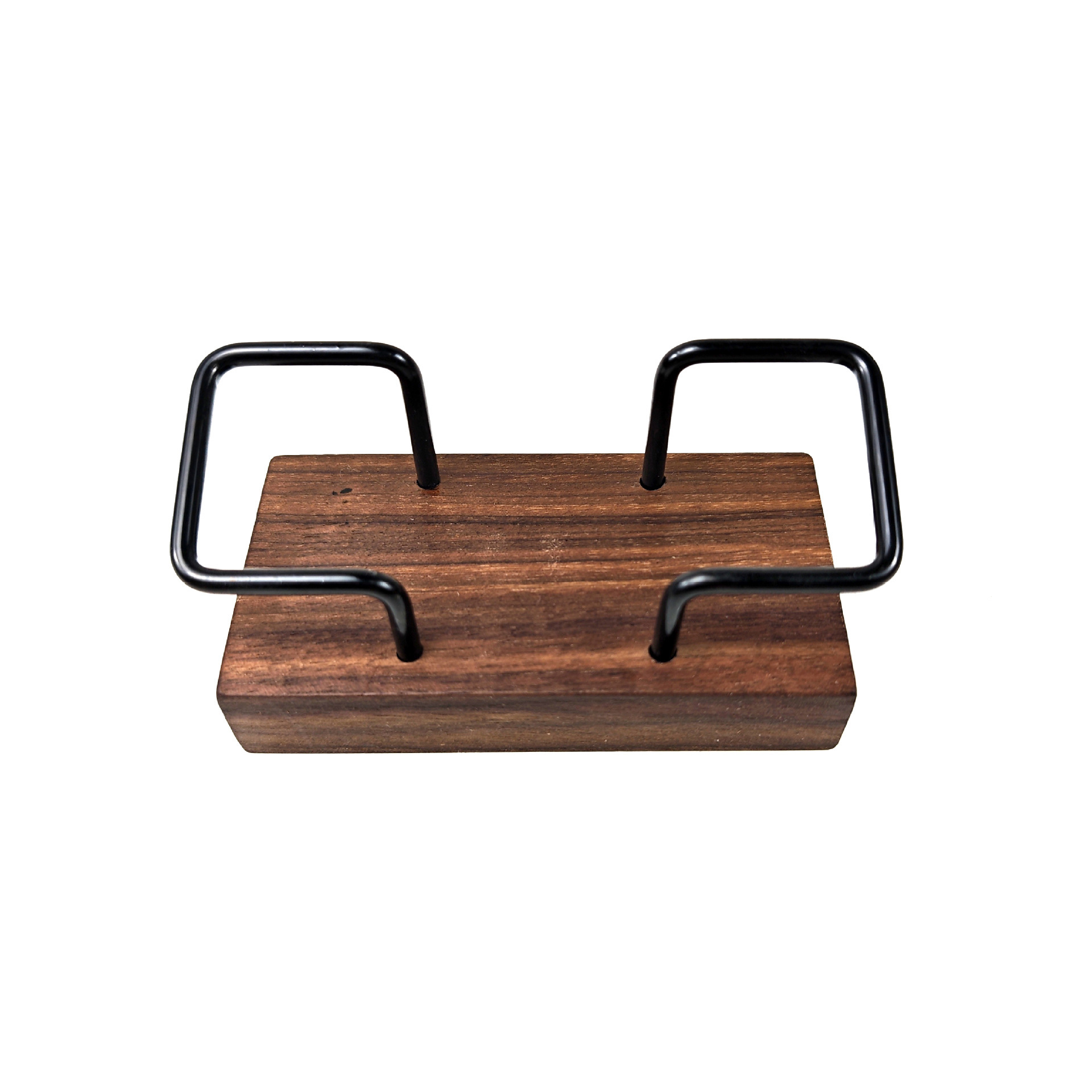 Mesa creativa de madera sólida de nuez negra recepción de tarjetas de negocios estante de exhibición de oficinas de hotel estante de almacenamiento estante de tarjetas de visita