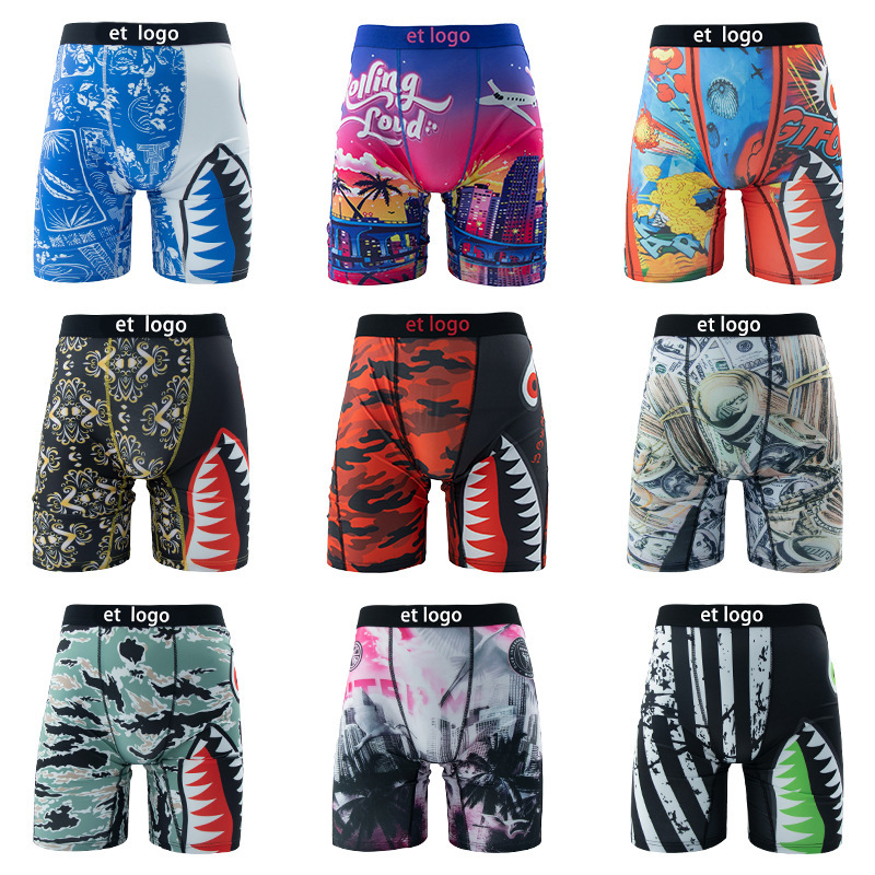 [European and American Hot-Selling Items] Ethika Same Style Men's Boxer Briefs, Men's Cycling Boxer Briefs, Popular Online