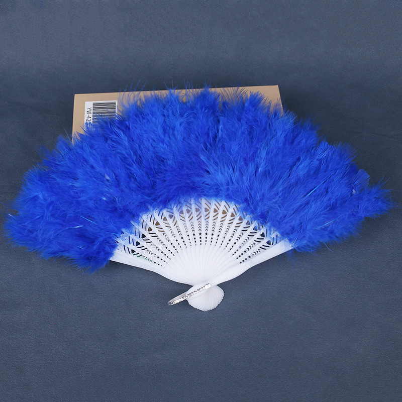 사파이어 블루 플러시 깃털 팬(핫 셀링 모델)