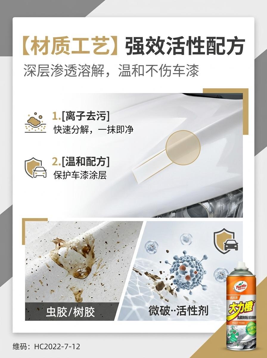 Wholesale Turtle Wax Insect Glue Remover Car Cleaning Spray Powerful Remover for Bird Droppings and Insect Remains, Does Not Damage Paint, New National Standard