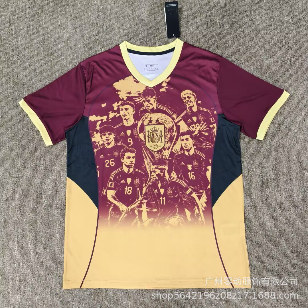 Camiseta de Fútbol de Selección Nacional de Poliéster Transpirable y de Secado Rápido para Entrenamiento
