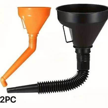 Кросс-бордерная 135 двойная угловая прямая труба, комбинированная автомобильная топливная воронка, пластиковая воронка, масляная воронка