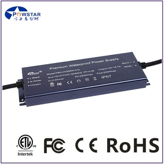 超薄防水开关电源过ETL UL FCC认证12V24V灯带电源