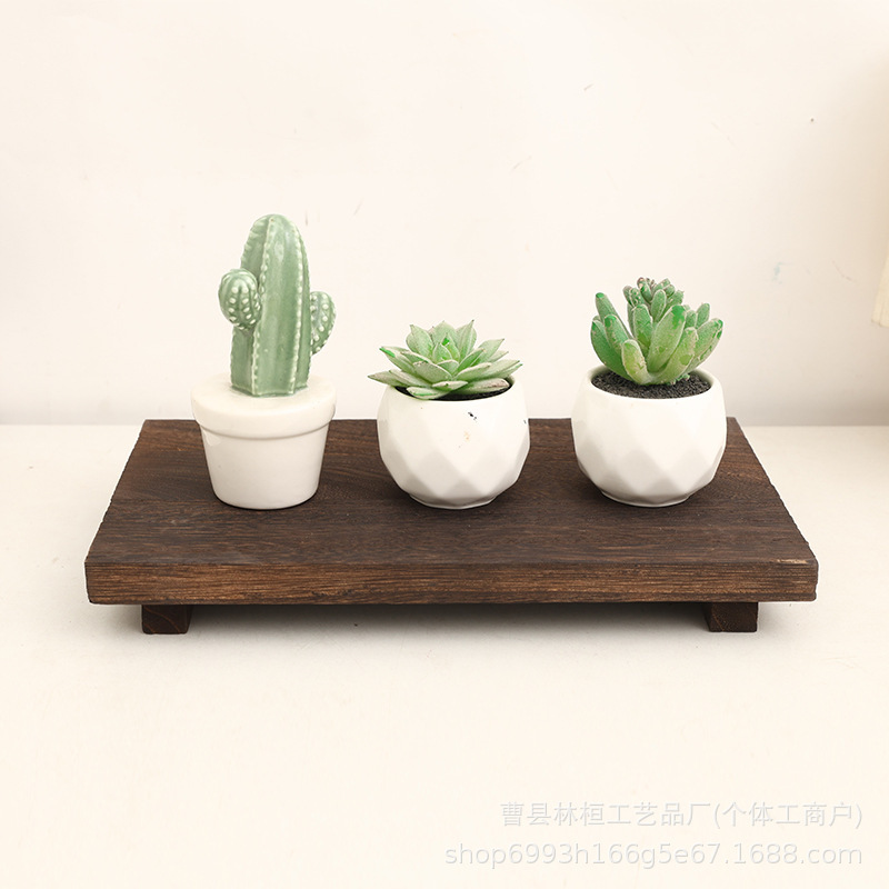Wooden Square Tray, Movable Living Room Balcony Flower Pot Base, Bathroom Fragrance Soap Tray, Display Tray Wooden Square Tray, Movable Living Room Balcony Flower Pot Base, Bathroom Fragrance Soap Tray, Display Tray