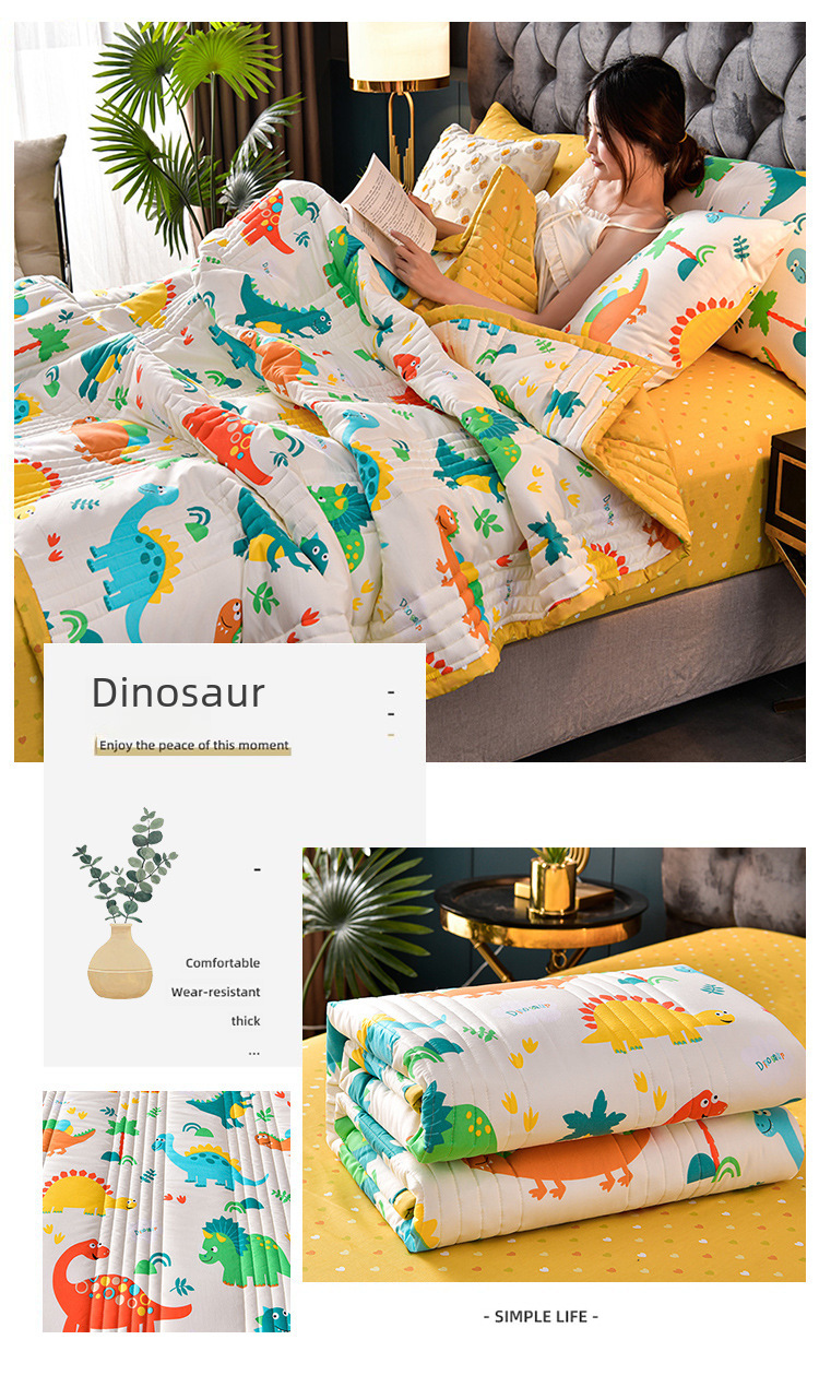 Postage Delivery Gift Bag] Small Fresh Water Washing Summer Cool Quilt Air Conditioned by Live Broadcast Explosions Supply of One Piece