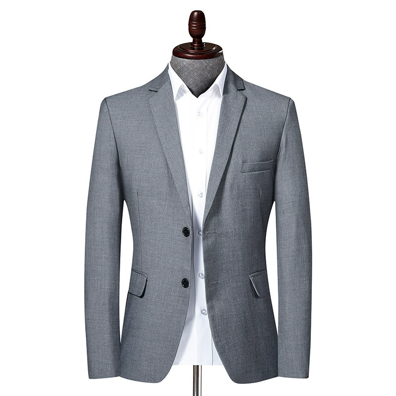 Мужская осенняя цветная классическая пиджак для отдыха, slim fit, корейский стиль