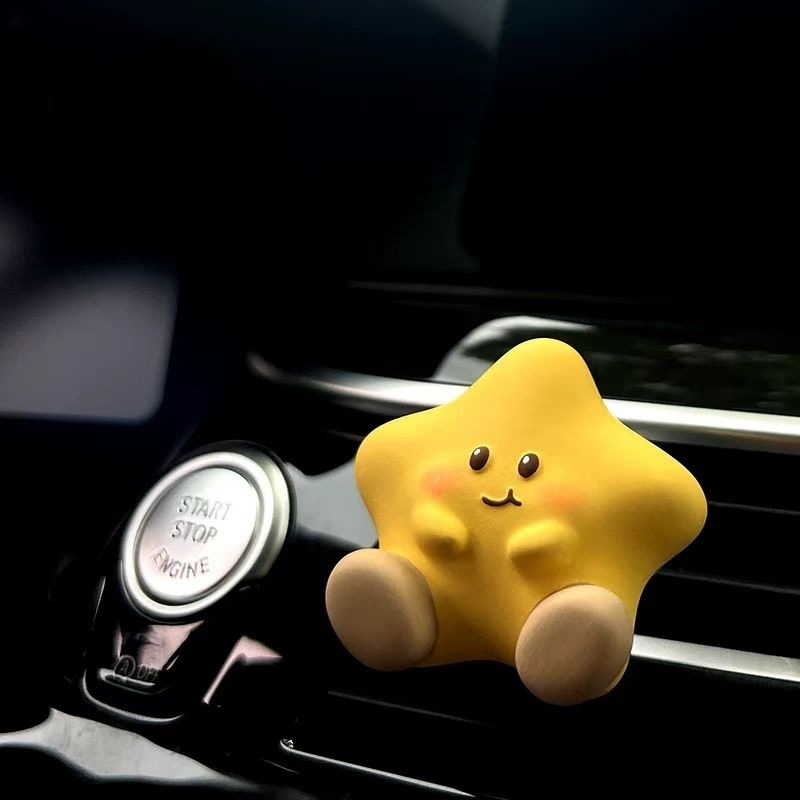 車のアロマセラピーかわいいぽっちゃり雲ベビーカー中央制御空気出口ディフューザー装飾ギフト|undefined