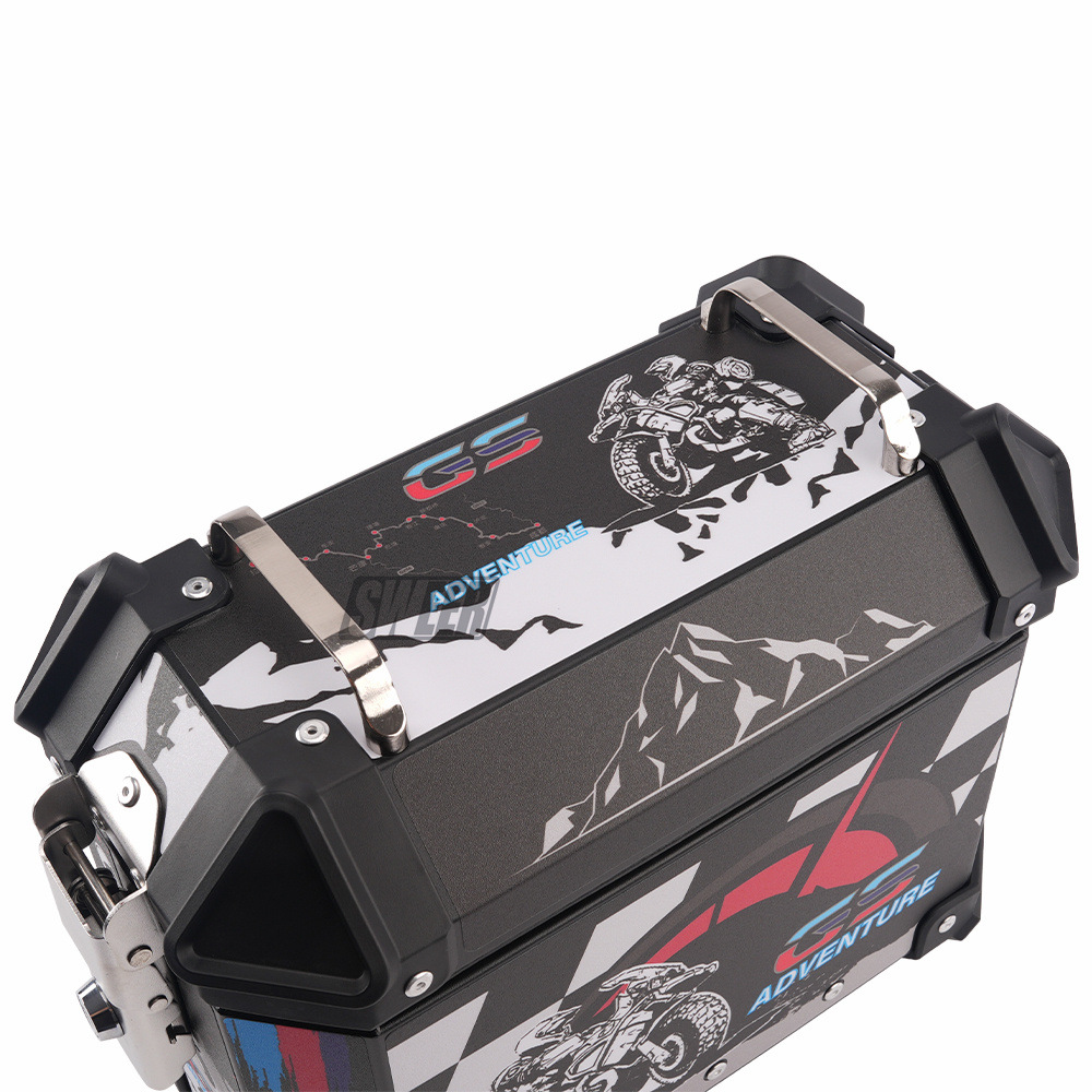 The New 18L Small-Capacity Motorcycle Aluminum Alloy Side Box Is Suitable for the Side Box and Trunk of the Niu Nine Electric Scooter