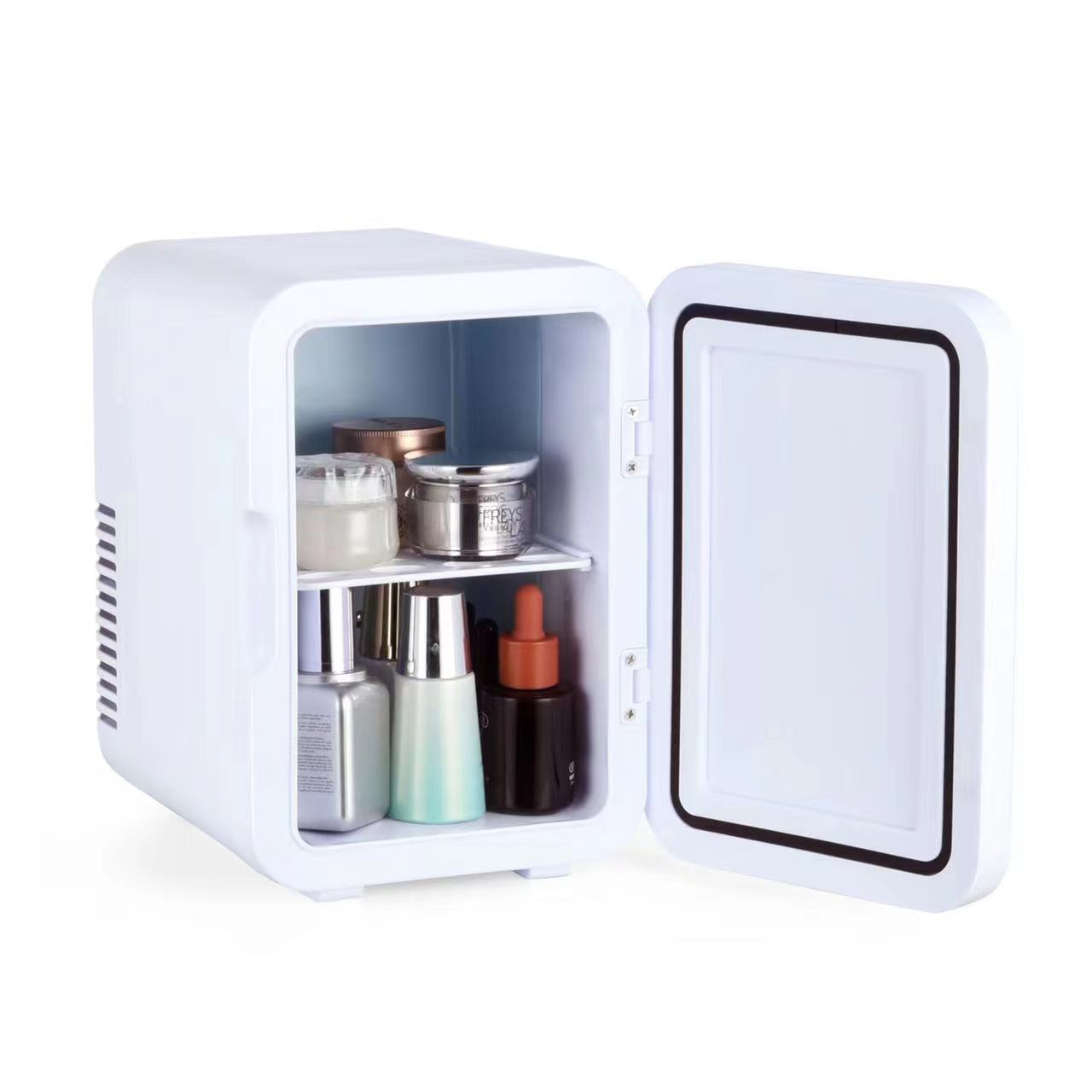 Car 6L bedroom cosmetics refrigerated semiconductor beauty mini refrigerator outdoor refrigeration fresh-keeping car mini refrigerator
