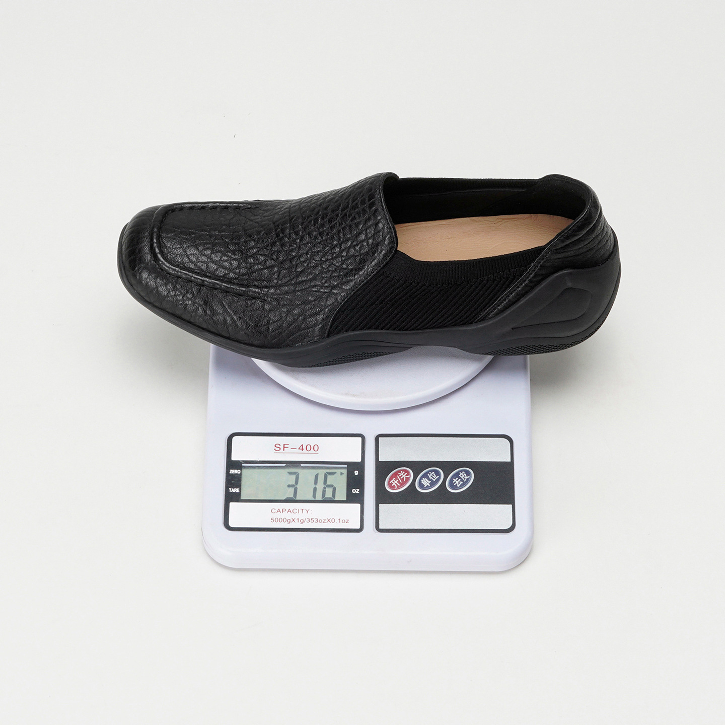Giày loafer nữ da dê mũi sâu, gót vuông 3 cm, hoa nổi, phong cách bà nội trẻ trung — màu nâu chi tiết 1