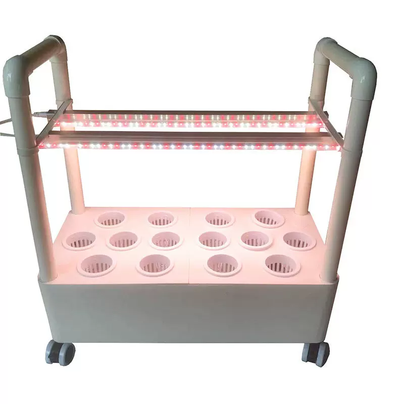 跨境热销家庭室内立体无土栽培水培蔬菜设备种植箱带灯种菜神器