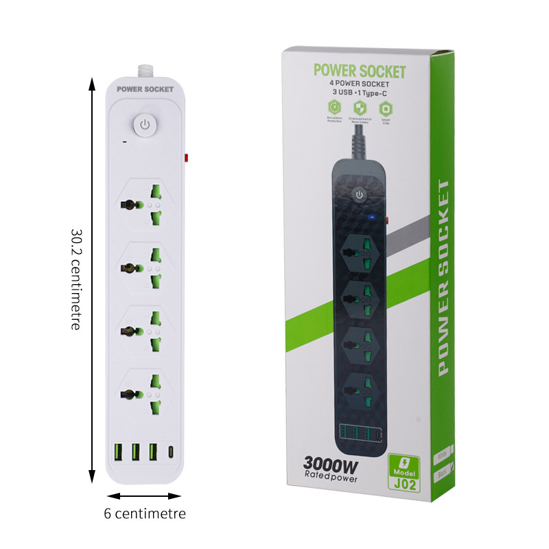 Exportación transfronteriza de regalos verdes caja de regalos caja de color envase en el extranjero comercio exterior enchufe tablero de cableado