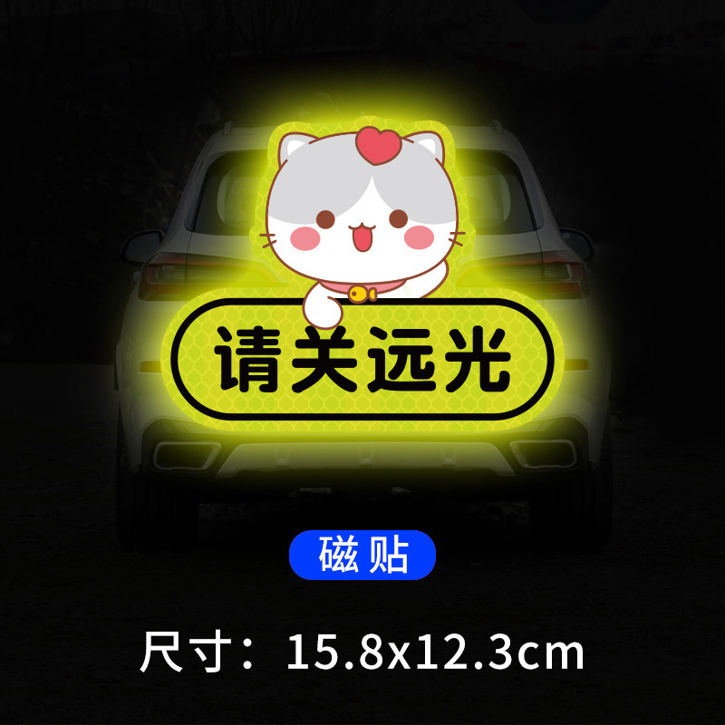 Kitten please turn off the high beam magnet