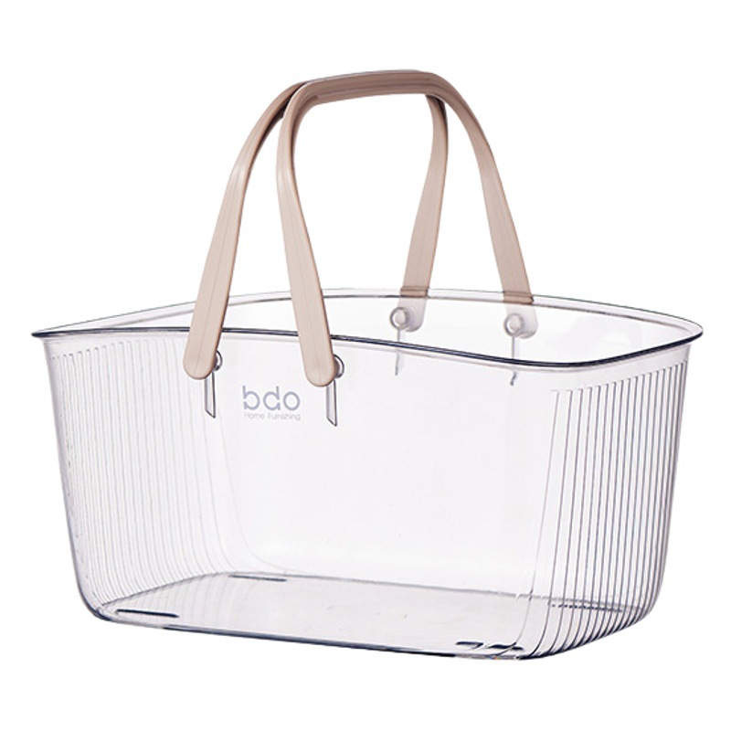 BDO canasta de baño portátil transparente cesta de baño artículos de tocador cesta de almacenamiento cesta de baño cesta de Baño Luz de lujo estilo