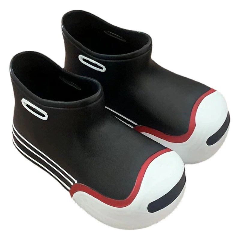 Новая модная Толстая Милая легкая детская Водная обувь из этиленвинилацетата Four Seasons резиновые сапоги с мягкой подошвой 30-35 мальчиков и девочек оптом