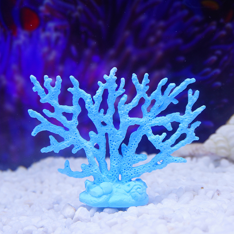 Decoraciones de paisajismo de peceras coloridas, plantas acuáticas, ramas de hierro, astas transfronterizas, corales, decorados submarinos, estilos explosivos