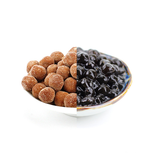 琥珀珍珠粉圆1kg 黑糖迷你小白玉珍珠圆 快煮珍珠奶茶原料店专用