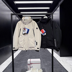 蒙家25s新款鹅绒Grenoble082高端性能系列压胶滑雪羽绒服夹克外套