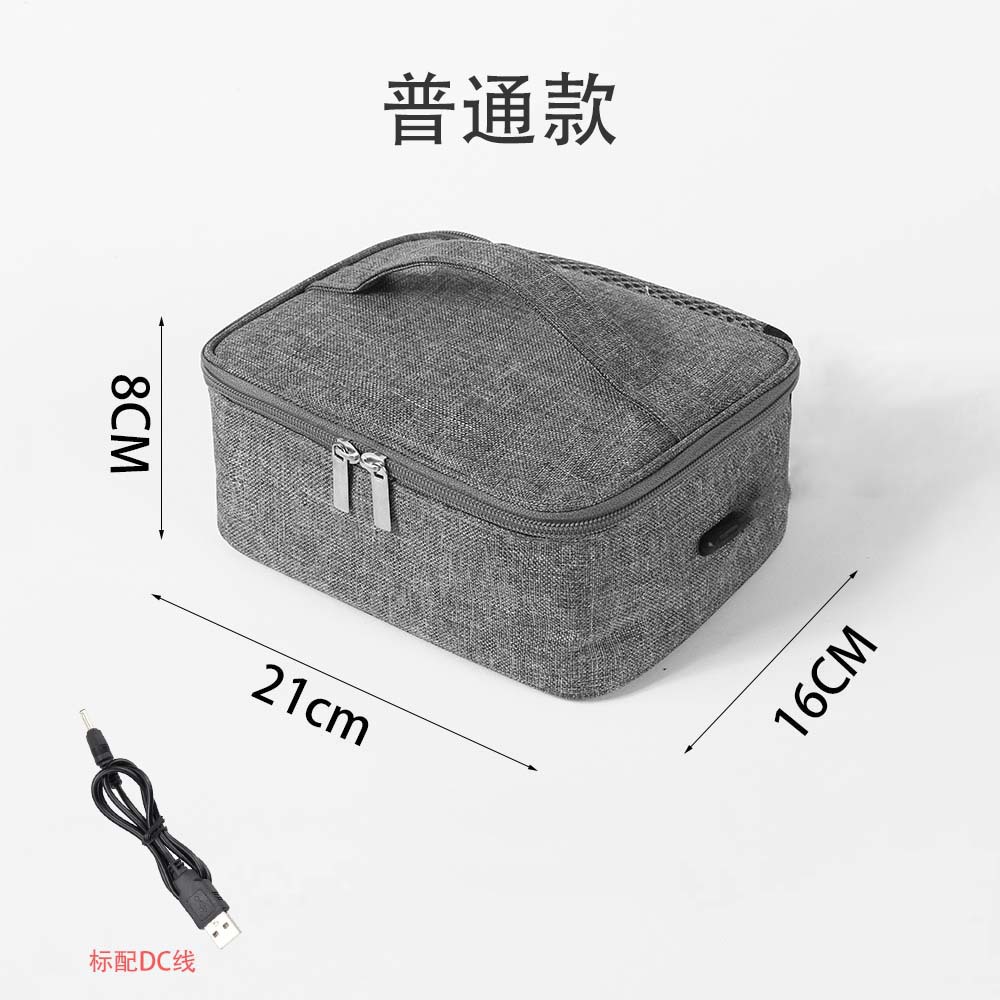 Picnic al aire libre Oficina impermeable Oxford tela USB calefacción Bento lonchera bolsa de aislamiento en stock por mayor