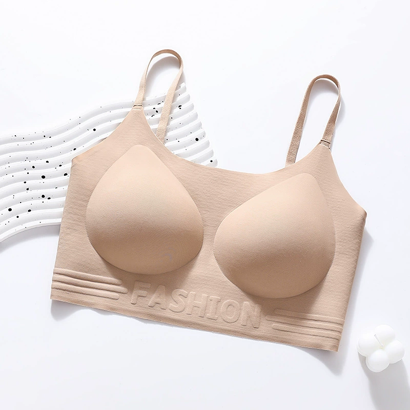 Wireless Invisible Bra Vest, Thin Seamless No-Trace Back, Light Support (M–2XL)