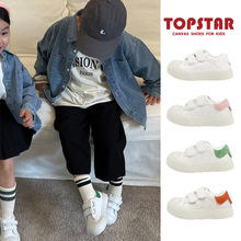 TOPSTAR春季2024新款休闲软底儿童运动鞋潮流舒适小白鞋1660