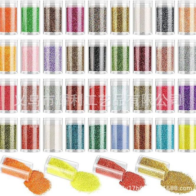 【Brillo para Uñas】Polvo de brillo iridiscente ultrafino en botella, decoración de resina con brillo DIY a prueba de fugas, polvo para venta al por mayor transfronteriza.