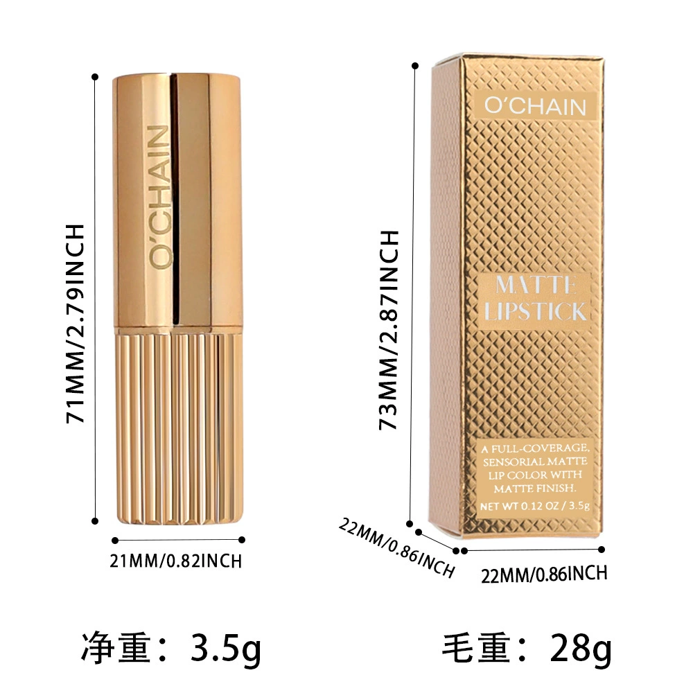 (Cross-border trading), waterproof lipstick, does not fade, long-term effect, translucent shading