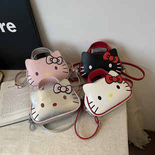 Cartoon Women's Handbag 2025 Spring New Large Capacity One-shoulder Cute Casual Bag Three-dimensional Children's Crossbody Bag