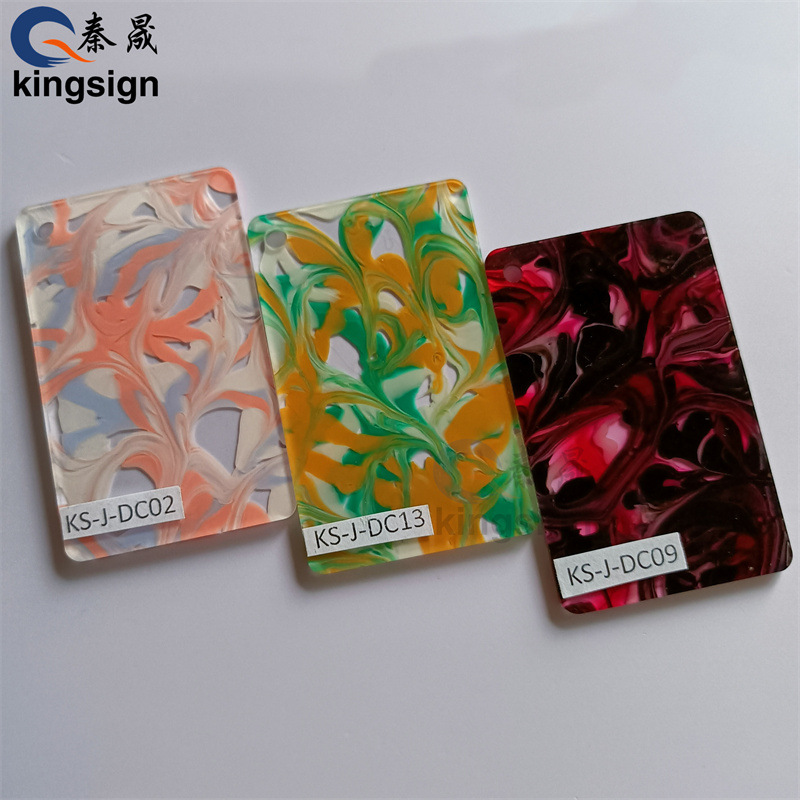 上海秦晟 供应亚克力花纹板 蝶彩板 破冰系列 裂纹板等各种花色板