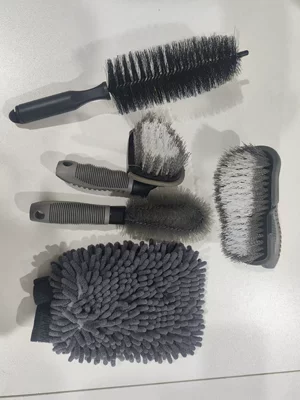 Wheel Hub Car Wash Brush – Car cleaning tools - 5-piece-set